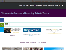 Tablet Screenshot of barcelonadreaming.com
